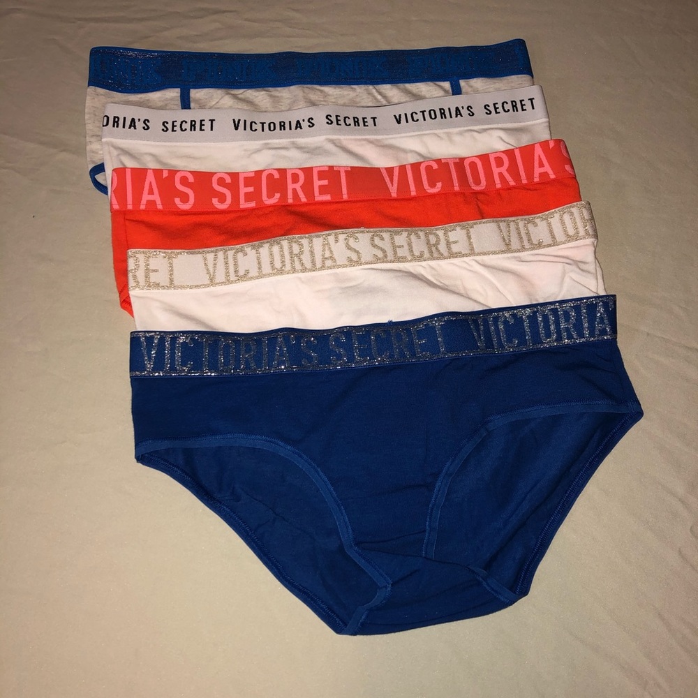 NWT 5 pairs of Victoria’s Secret hiphugger/hipster